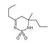 3-methyl-3,5-dipropyl-2,4-dihydro-1,2,6-thiadiazine 1,1-dioxide Structure