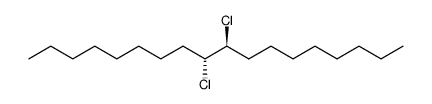 (9R,10S)-9,10-dichlorooctadecane结构式