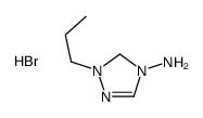 1-propyl-1,5-dihydro-1,2,4-triazol-1-ium-4-amine,bromide结构式