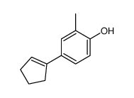 4-(cyclopenten-1-yl)-o-cresol结构式