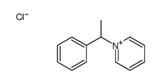 1-(1-phenylethyl)pyridin-1-ium,chloride结构式