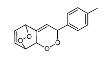 3-(p-tolyl)-3,5,8,8a-tetrahydro-5,8-epidioxybenzo[c][1,2]dioxine结构式