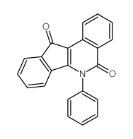 6-Phenyl-5H-indeno(1,2-c)isoquinoline-5,11(6H)-dione结构式