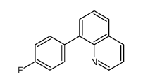 8-(4-fluorophenyl)quinoline Structure