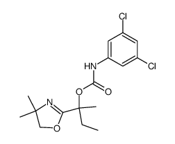 (3,5-Dichloro-phenyl)-carbamic acid 1-(4,4-dimethyl-4,5-dihydro-oxazol-2-yl)-1-methyl-propyl ester Structure