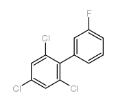 3'-FLUORO-2,4,6-TRICHLOROBIPHENYL structure