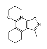 1-methyl-5-propoxy-6,7,8,9-tetrahydro-[1,2]oxazolo[5,4-c]isoquinoline Structure