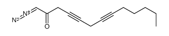 1-diazoniotridec-1-en-4,7-diyn-2-olate Structure