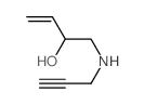 1-(prop-2-ynylamino)but-3-en-2-ol结构式