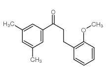 3',5'-DIMETHYL-3-(2-METHOXYPHENYL)PROPIOPHENONE Structure