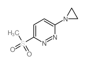 6-(1-Aziridinyl)-3-pyridazinyl methyl sulfone Structure