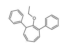 1-ethoxy-2,7-diphenylcyclohepta-1,3,5-triene Structure