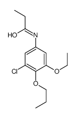 N-(3-chloro-5-ethoxy-4-propoxyphenyl)propanamide结构式