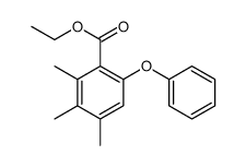 ethyl 2,3,4-trimethyl-6-phenoxybenzoate Structure