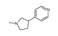 4-(1-methylpyrrolidin-3-yl)pyridine Structure