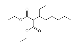 2-Ethyl-heptan-dicarbonsaeure-(1,1)-diethylester Structure