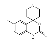 6-Fluorospiro[4H-3,1-benzoxazine-4,4'-piperidin]-2(1H)-one structure