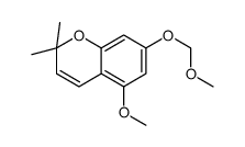 5-methoxy-7-(methoxymethoxy)-2,2-dimethylchromene Structure