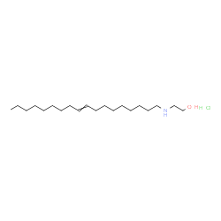 2-(9-octadecenylamino)ethanol hydrochloride structure