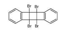 4b,4c,8b,8c-tetrabromo-4b,4c,8b,8c-tetrahydro-cyclobuta[1'',2'':3,4,,3'',4'':3',4']dicyclobuta[1,2-a,1',2'-a']dibenzene Structure