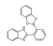 2-(2-benzo[1,3,2]dioxaborol-2-yl-phenyl)-1H-benzoimidazole结构式