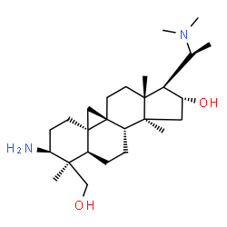 (20S)-3β-Amino-16α-hydroxy-4,14-dimethyl-20-(dimethylamino)-9β,19-cyclo-5α-pregnane-4β-methanol picture