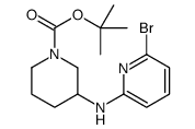 3-(6-Bromo-pyridin-2-ylamino)-piperidine-1-carboxylic acid tert-butyl ester Structure