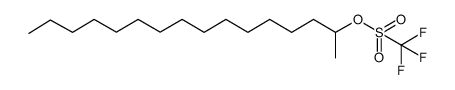 hexadecan-2-yl trifluoromethanesulfonate Structure