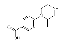 4-(2-methylpiperazin-1-yl)benzoic acid Structure