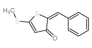 2-Benzylidene-5-(methylthio)thiophen-3(2H)-one结构式