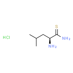 L-LEUCINE THIOAMIDE HYDROCHLORIDE结构式