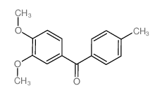 (3,4-二甲氧基苯基)(对甲苯基)甲酮图片