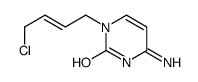 4-amino-1-[(E)-4-chlorobut-2-enyl]pyrimidin-2-one Structure