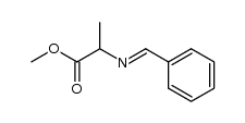 METHYL 2-([(E)-PHENYLMETHYLIDENE]AMINO)PROPANOATE结构式