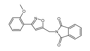 2-((3-(2-methoxyphenyl)isoxazol-5-yl)methyl)isoindoline-1,3-dione结构式