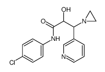 3-(aziridin-1-yl)-N-(4-chlorophenyl)-2-hydroxy-3-pyridin-3-ylpropanamide Structure