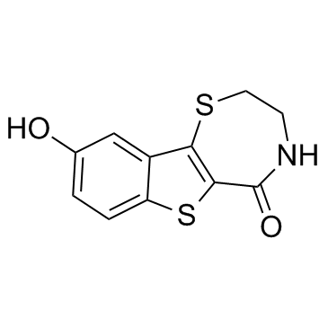 3,4-二氢-9-羟基-[1]苯并噻吩并[2,3-F]-1,4-硫氮杂卓-5(2H)-酮图片