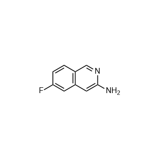 6-Fluoroisoquinolin-3-amine structure