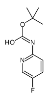 (5-Fluoro-pyridin-2-yl)-carbamic acid tert-butyl ester structure