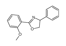 2-(2-methoxyphenyl)-4-phenyl-4,5-dihydro-1,3-oxazole Structure