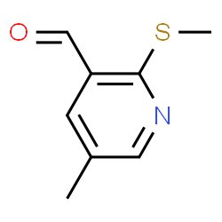 5-Methyl-2-(methylthio)nicotinaldehyde结构式