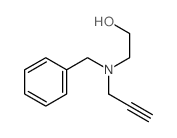 Ethanol,2-[(phenylmethyl)-2-propyn-1-ylamino]- Structure