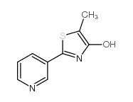 5-METHYL-2-(PYRIDIN-3-YL)THIAZOL-4-OL structure