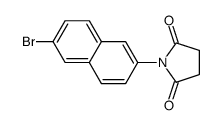 2-bromo-6-(N-succinimido)-naphthalene Structure