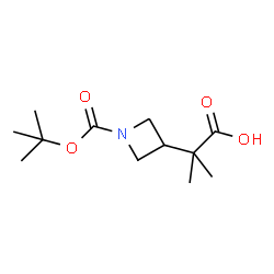 2-{1-[(tert-butoxy)carbonyl]azetidin-3-yl}-2-methylpropanoic acid图片