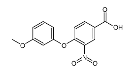 4-(3-methoxyphenoxy)-3-nitrobenzoic acid Structure