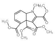 tetramethyl 1-methyl-7aH-indole-2,3,3a,4-tetracarboxylate结构式