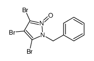 1-benzyl-3,4,5-tribromo-2-oxidopyrazol-2-ium Structure