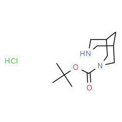 tert-Butyl 3, 7-diazabicyclo[3.3.1]nonane-3-carboxylate hydrochloride picture