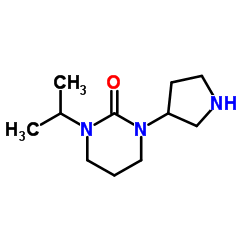 1-Isopropyl-3-(3-pyrrolidinyl)tetrahydro-2(1H)-pyrimidinone Structure